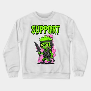 Support team Crewneck Sweatshirt